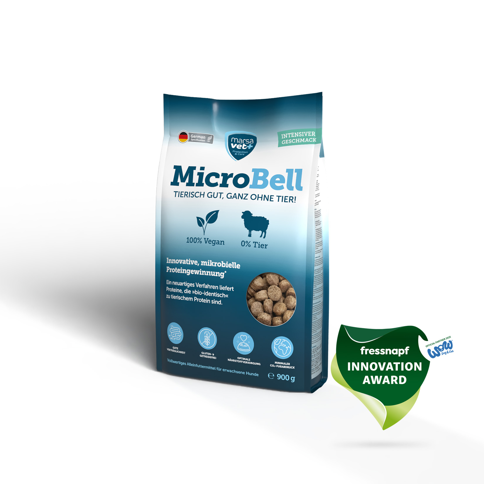 Marsavet Croquettes pour chien MicroBell 900 g