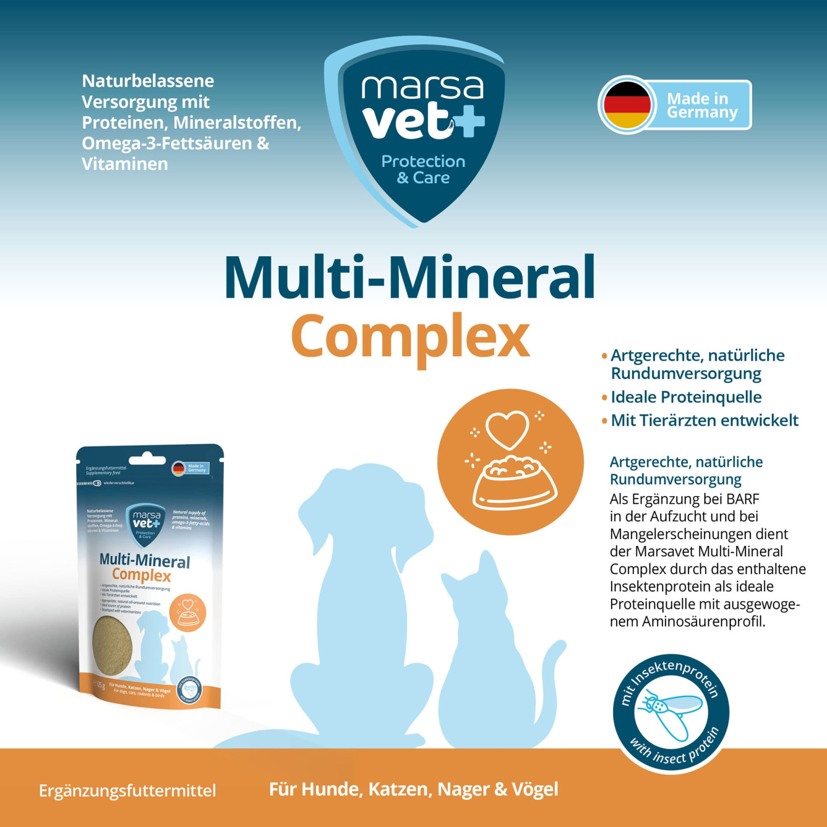 Marsavet Multi-Mineral Complex Pulver – Ergänzungsfuttermittel für ...