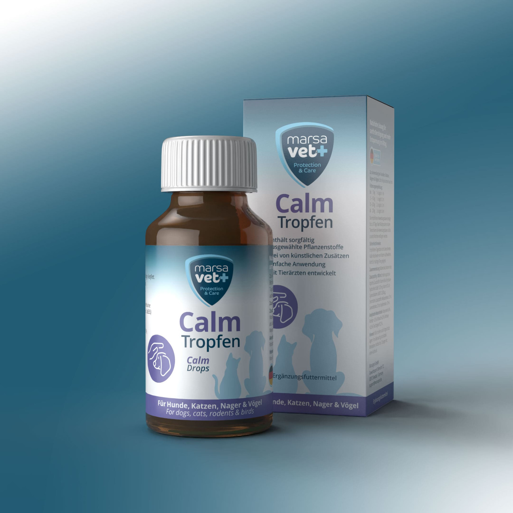 Marsavet Calm - Soothing Drops for Dogs, Cats, and Birds - Effective ...