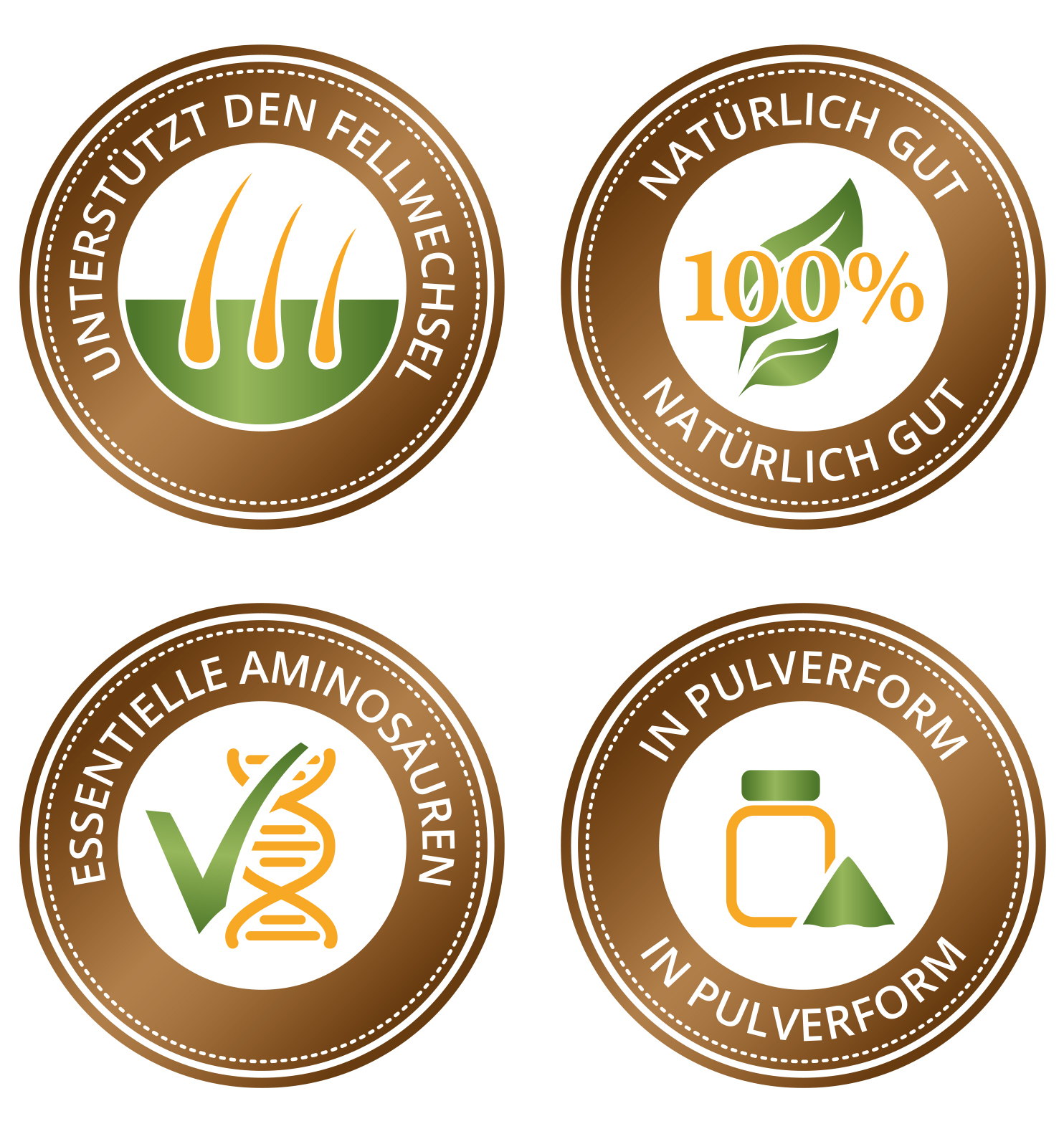 German Wirehaired Pointer food set - Wiesen-Schmaus 4 kg + Dental Sticks 100g + Shiimun Skin Powder 50 g + 1 Jute bag