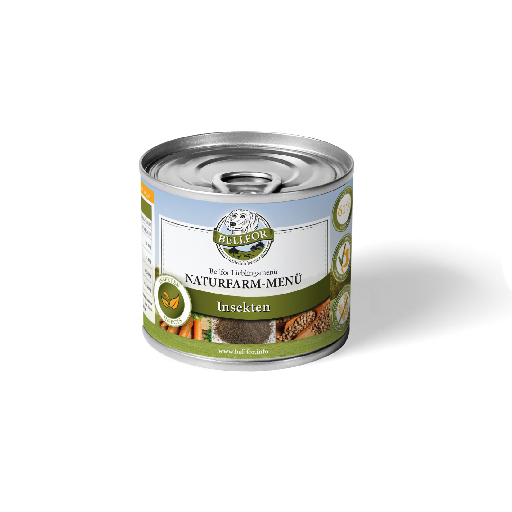 Hypoallergénique Nourriture humide aux insectes - Naturfarm-Menü - 200 g