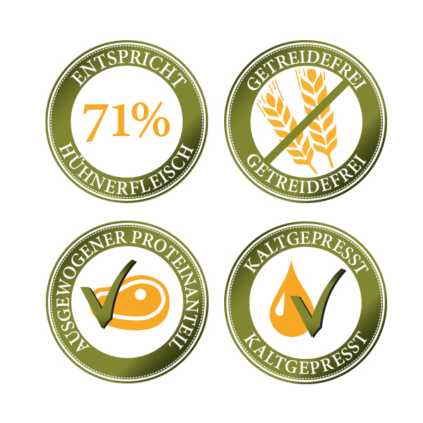 German Wirehaired Pointer food set - Wiesen-Schmaus 4 kg + Dental Sticks 100g + Shiimun Skin Powder 50 g + 1 Jute bag