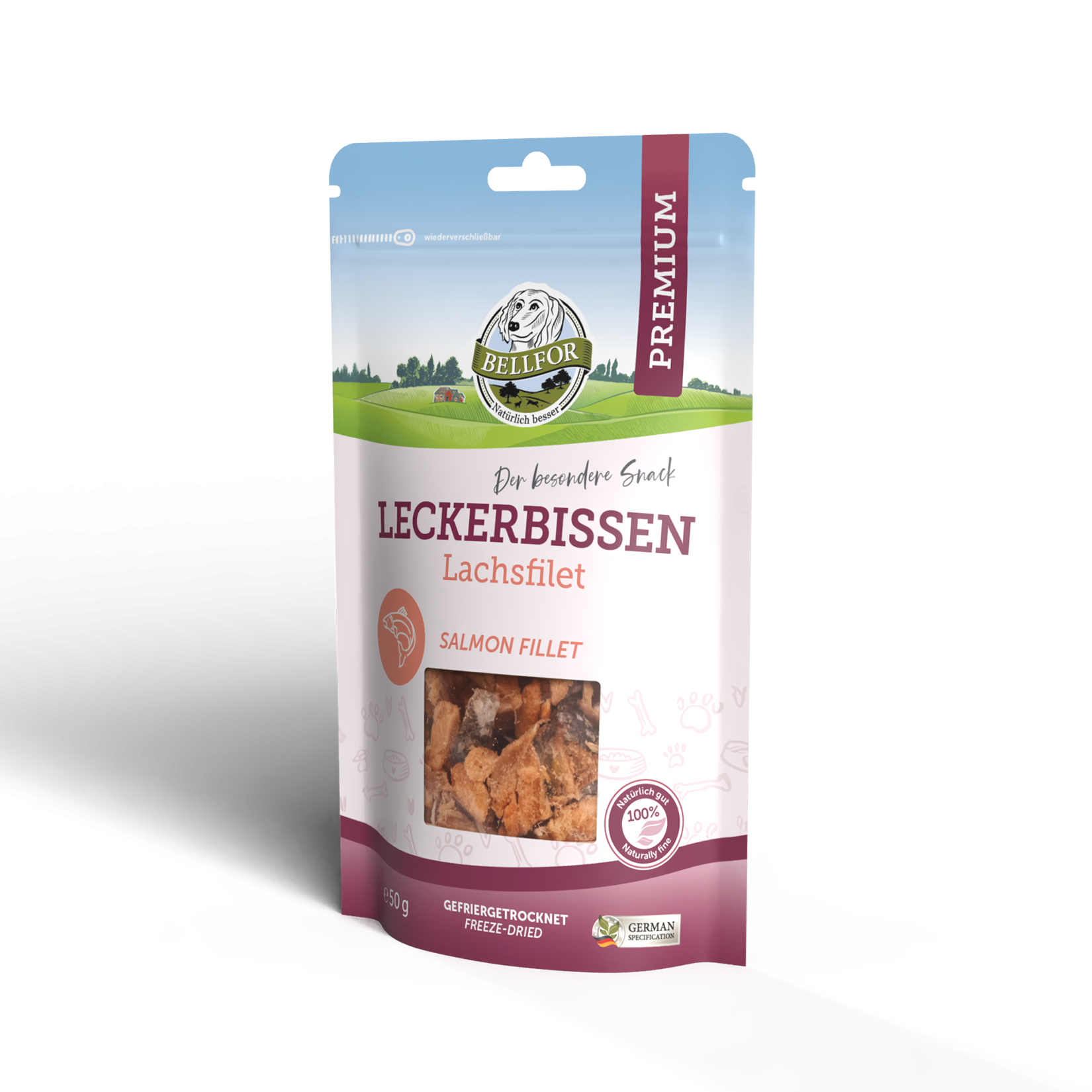 Treat for Dogs - Salmon Fillet (Freeze Dried) - 50 g