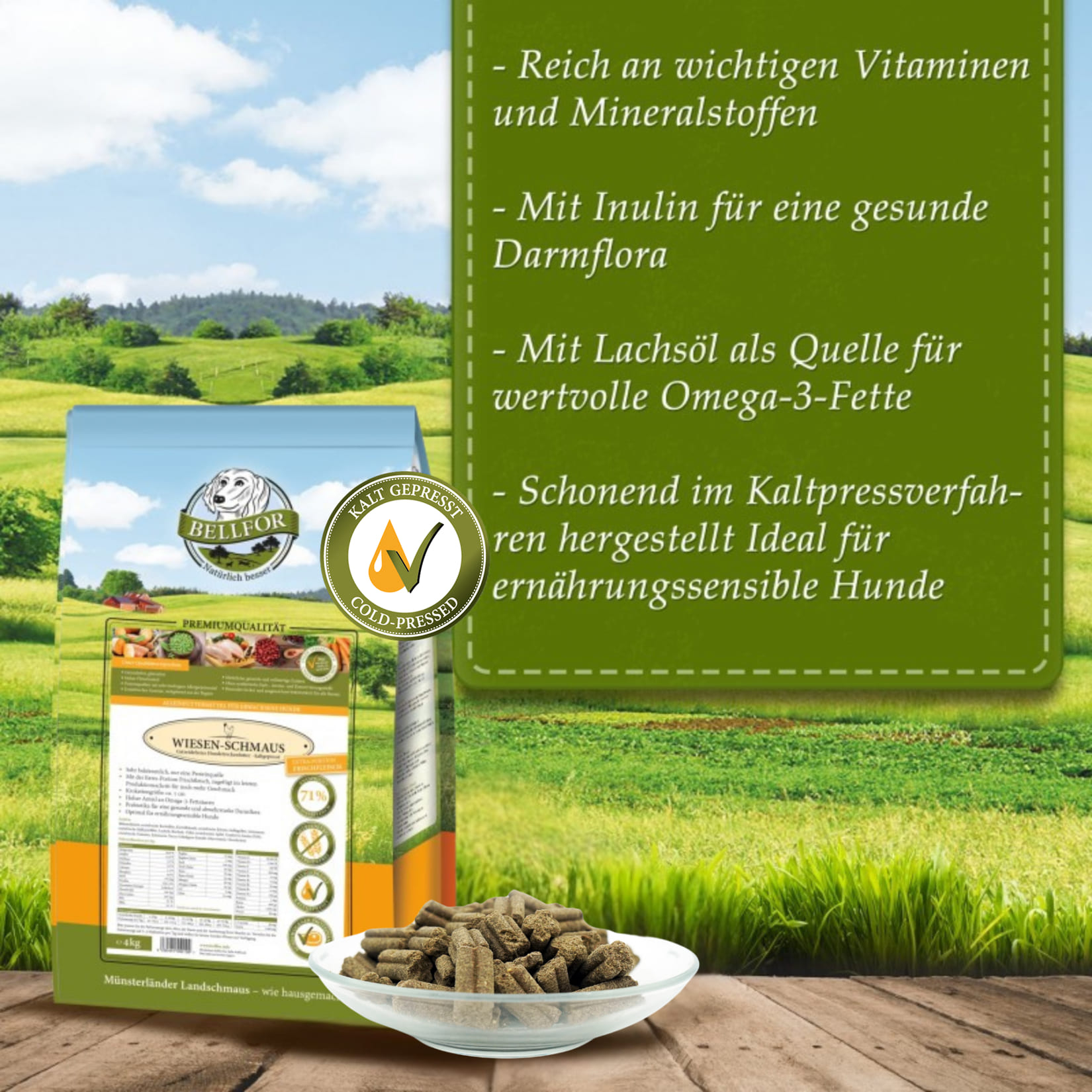 hunde trockenfutter känguru BARF Känguru mit Gemüse 2 x 250g – fithound Onlineshop main image 1